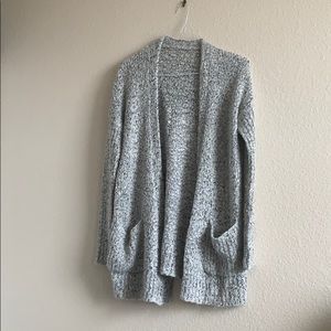 Open front sweater Gray multicolor